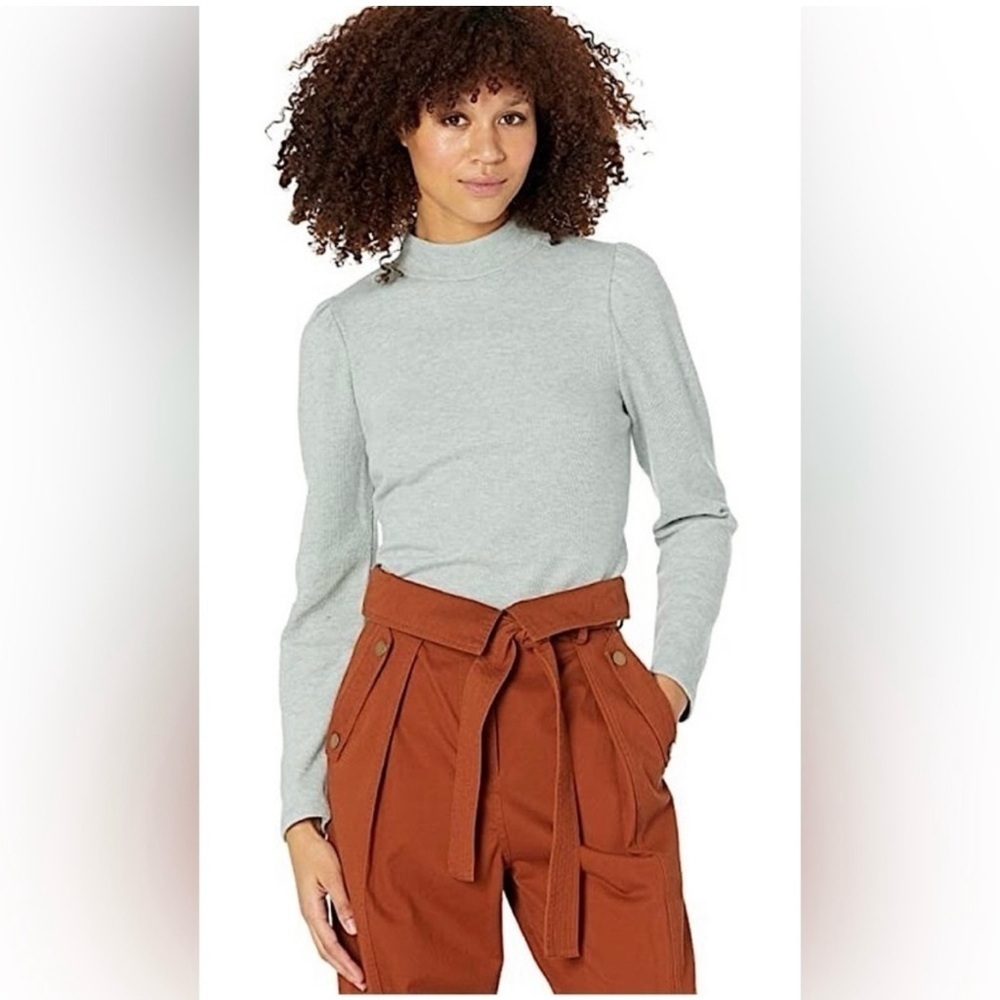 Madewell Light Gray Turtleneck Sweater